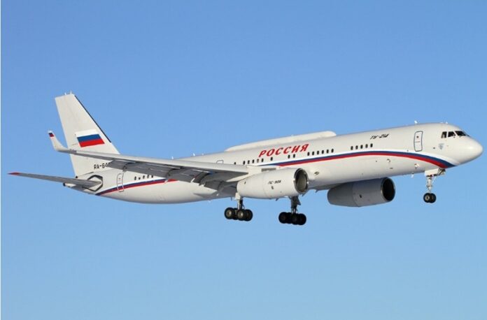Russian Tu-214PU Airborne Command Post
