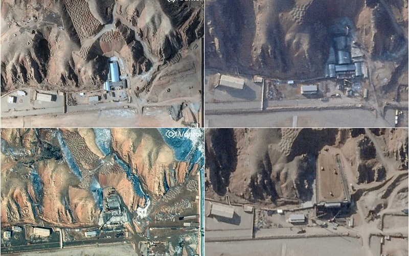 Satellite images show Iran repairing and fortifying military and nuclear sites amid US tensions Satellite images show Iran repairing and fortifying military and nuclear sites amid US tensions