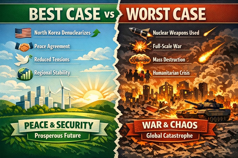 Iran war, Best case vs worst case scenario