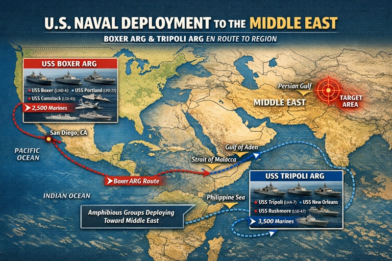 U.S. naval deployments to the Middle East
