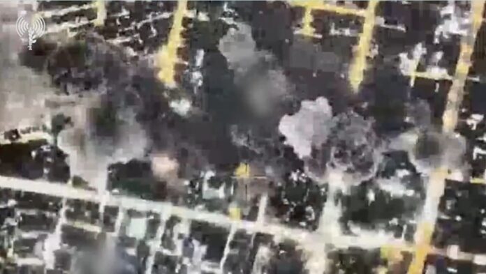 leadership compound of Tehran attacked by Israeli jets