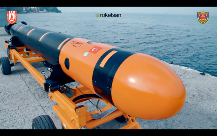 Guided by wire, active/passive sonar and/or propeller wake, Roketsan's AKYA heavy torpedo can track enemy ships & submarines from well over 50km at breakneck speeds of 100km/h to overcome acoustic countermeasures & deploy a massive 350kg warhead.