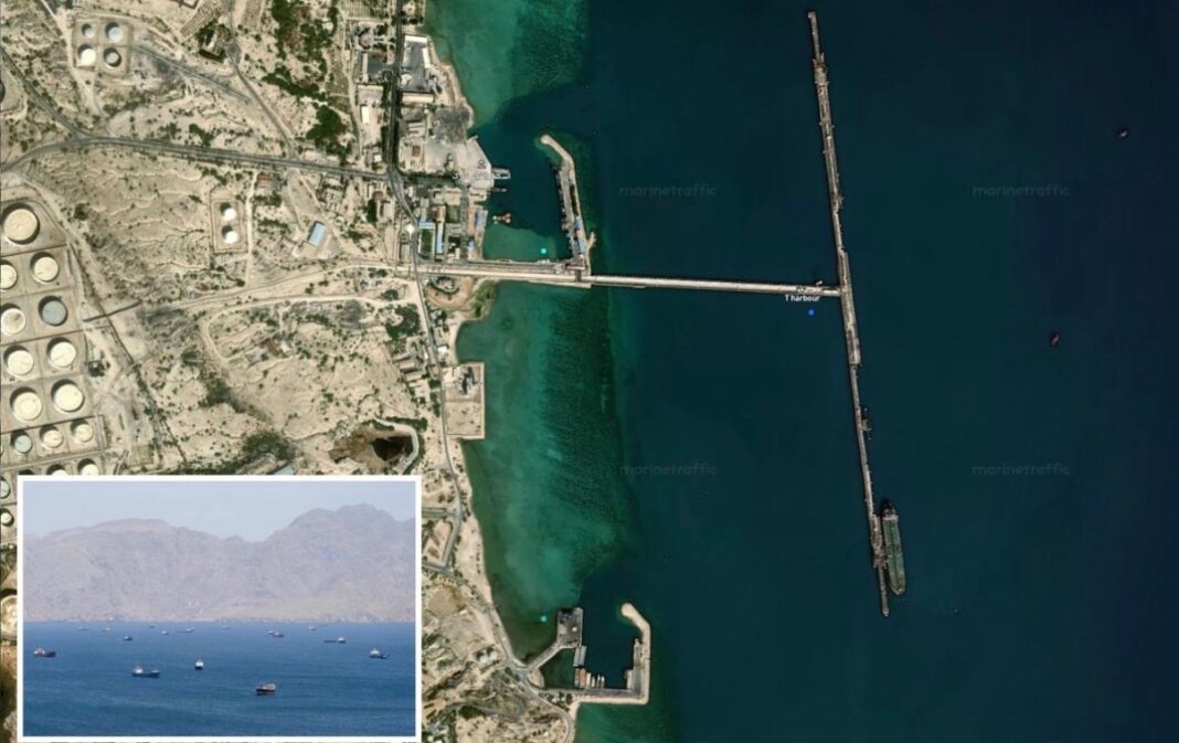 IRAN NEARS A BREAKING POINT AS OIL STORAGE FILLS UNDER U.S. BLOCKADE WITH EXPORTS STALLED AND CRUDE PILING UP