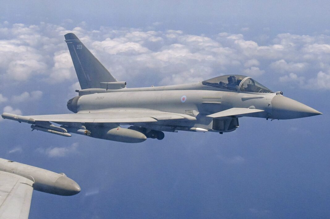 UK Deploys New Low-Cost Anti-Drone Missile on RAF Typhoons in Middle East