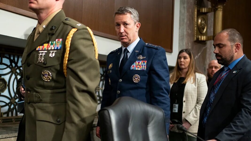 The Chairman of the Joint Chiefs of Staff, Gen. Dan “Razin” Caine, along with the Commander of U.S. Central Command, Adm. Brad Cooper briefed President Trump today for 45 minutes on new plans for possible military action against Iran.