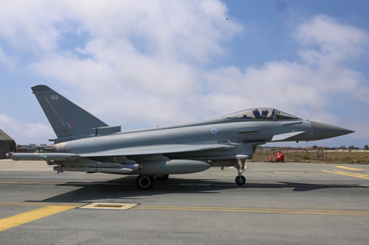 RAF Typhoon fighter jet