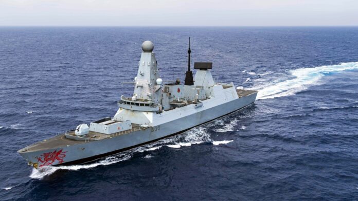 Royal Navy warship HMS Dragon Royal Navy warship HMS Dragon is heading for the Middle East and a potential mission in the Strait of Hormuz to secure the critical waterway and safeguard freedom of navigation as part of multinational efforts.