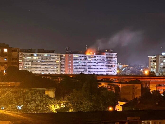 A Russian drone has entered Romanian airspace and crashed into a residential building.