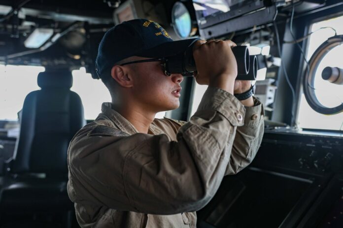 US navy strait of hormuz, Iran U.S. Navy guided-missile destroyers are currently operating in the Arabian Gulf after transiting the Strait of Hormuz in support of Project Freedom against Iran.