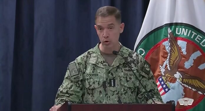 U.S. Central Command’s commander, Admiral Brad Cooper
